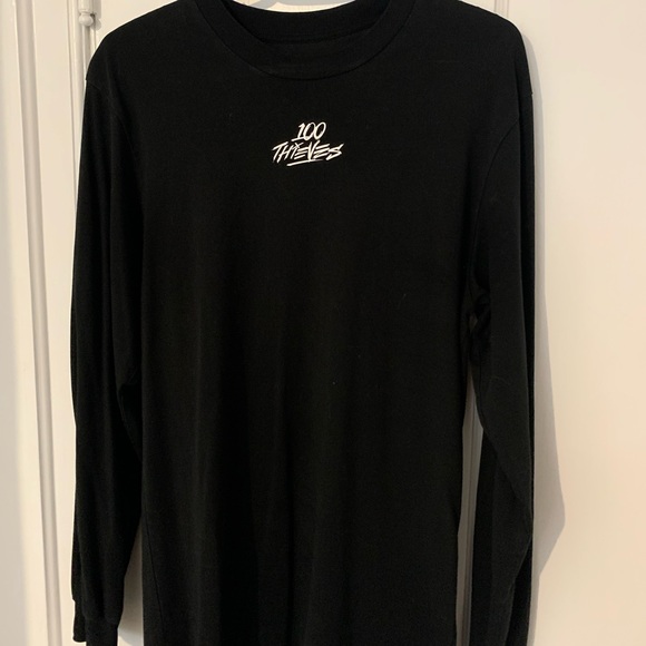 100 Thieves Signature Long Sleeve T Shirt - Picture 1 of 3
